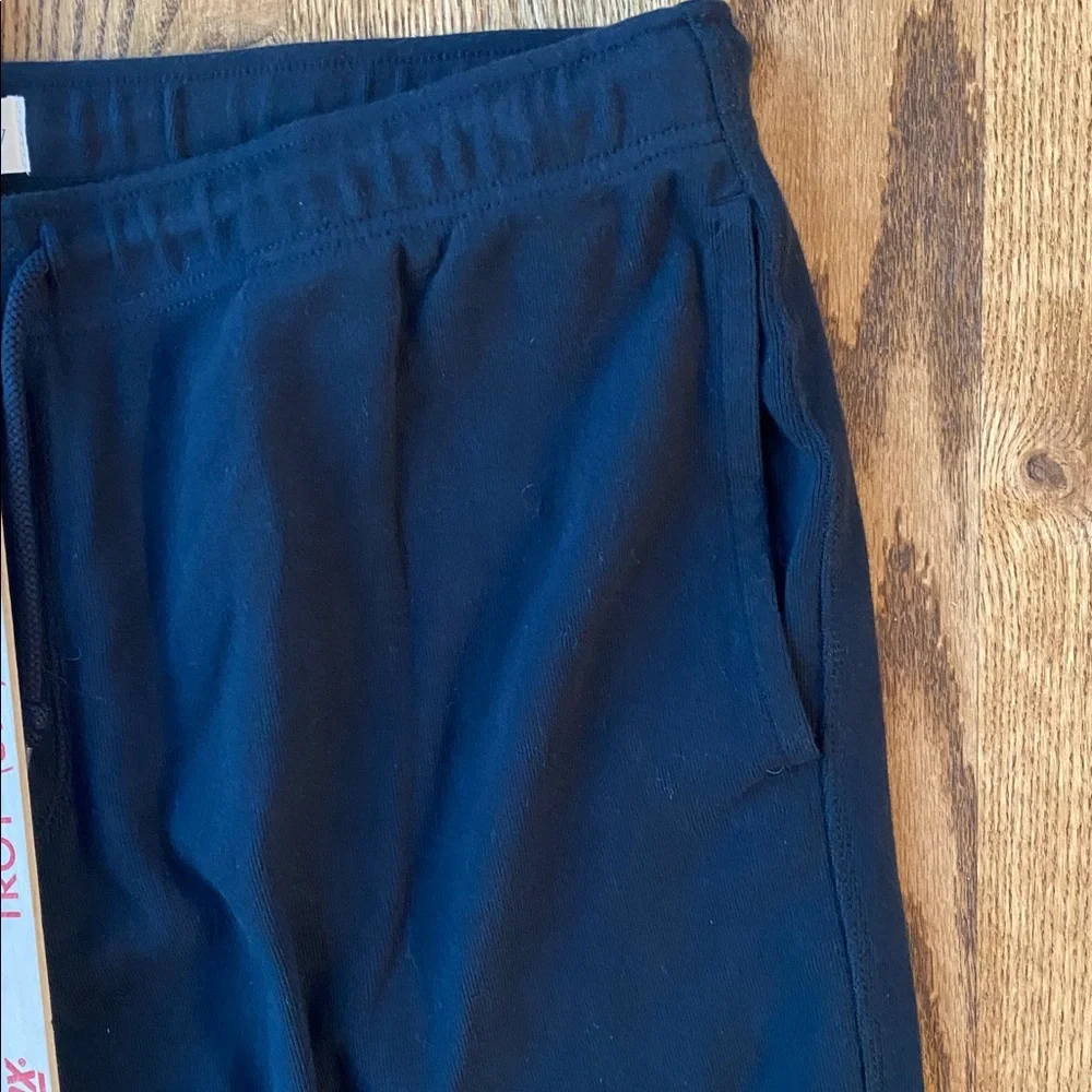 Mens J. Crew size large black joggers athletic comfort pant style #BS571